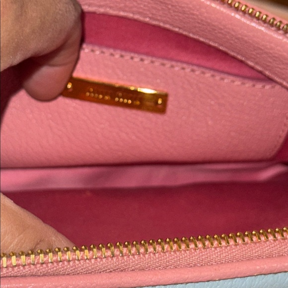 Miu Miu camera Crossbody Bag pink n baby blue excellent condition cones dust bag - Picture 11 of 12